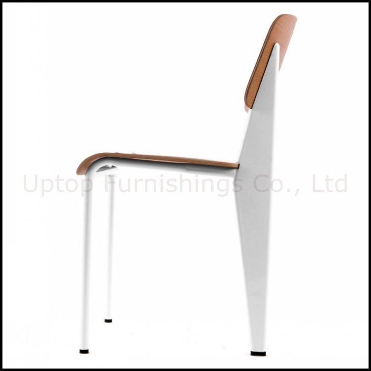 Classic Furniture Metal Leg Plywood Seat Standard Dining Chair (SP-BC336)