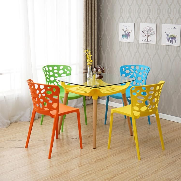 Good Furniture Plastic Chairs and Tables for School Leisure Chair Stacked Plastic Dining Chair Restaurant