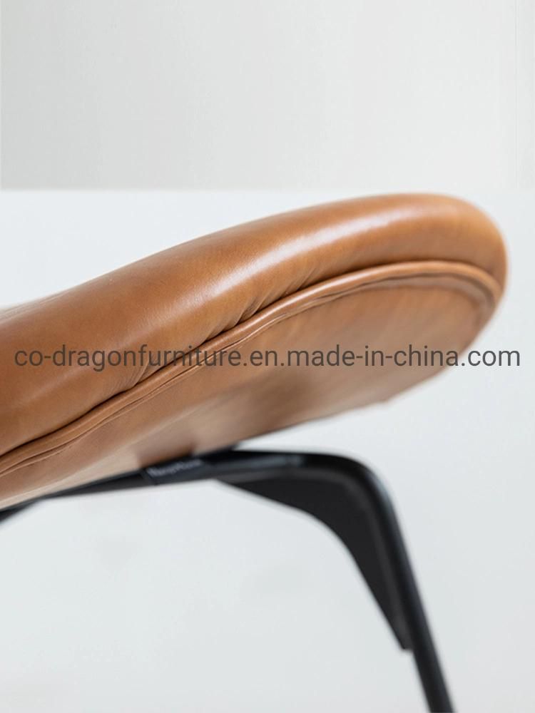 Hot Sale Steel Coffee Chair with Leather for Dining Furniture