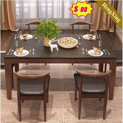 Simple Home Furniture Dining Room Furniture Dining Set Wooden Dining Table Dining Chair (UL-21LV0214)