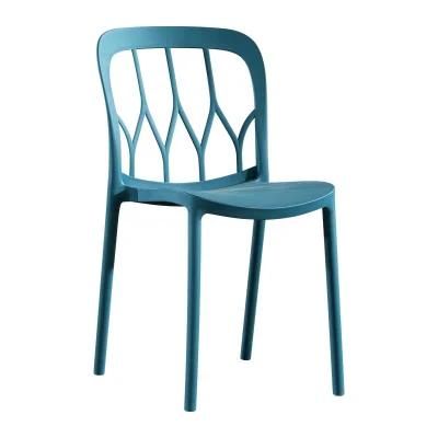 Custom Modern Comfortable PP Injection Moulding High Quality Plastic Leg Dining Room Chairs