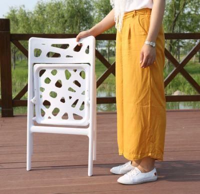 EU Standard Outdoor Garden Event Wedding Furniture Plastic Folding Garden Table Chair