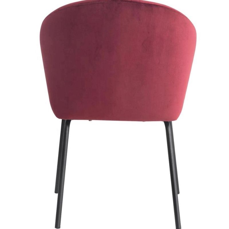 Chair Design Chair Metal Vintage Fabric Velvet Metal No Armchair Dining Chair