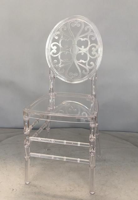 Hotsale PC Resin Clear Transparent Chiavari Chair for Wedding