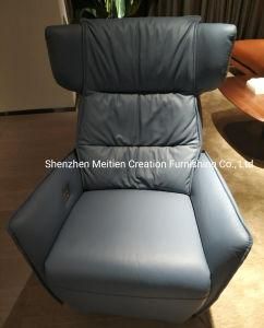 Italian Function Armchair with Genuine Leather Home Firniture