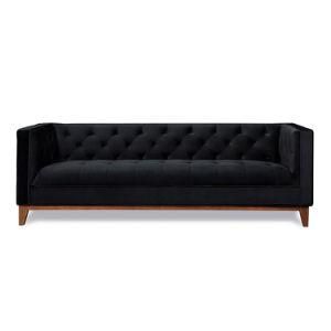 Modern Furniture Hotel Room Solid Wood Velvet Tufted Upholstery Sofa