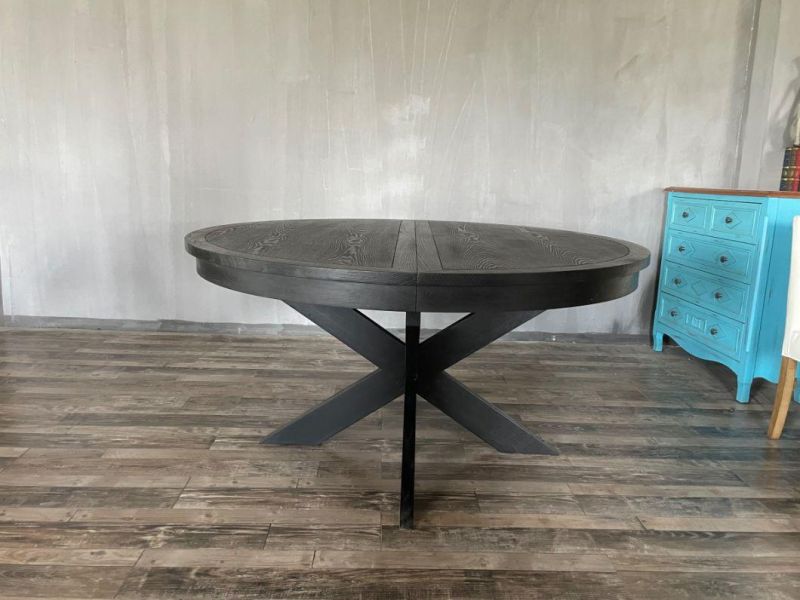 Home Round Marble Extendable Dining Mesa Comedor Modern Furniture Wooden Table