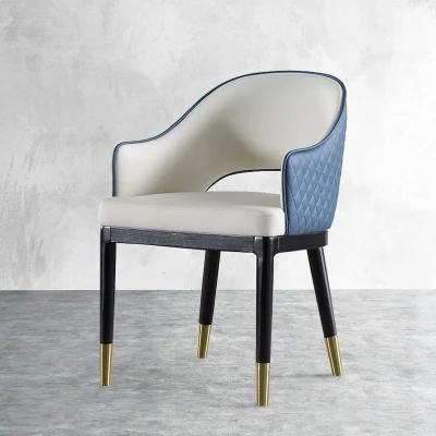 Wood Dining Chair with PU for Home