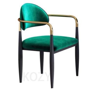 Hot Sell High Quality Living Room Furniture Velvet Chair/ Sofa Chair