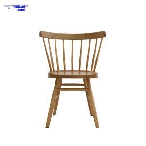 Indoor New Simple Design Restaurant Solid Wooden Dining Chairs