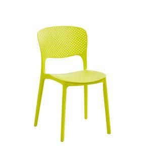 Outdoor Restaurant Cafe Bar PP Plastic Dining Chair