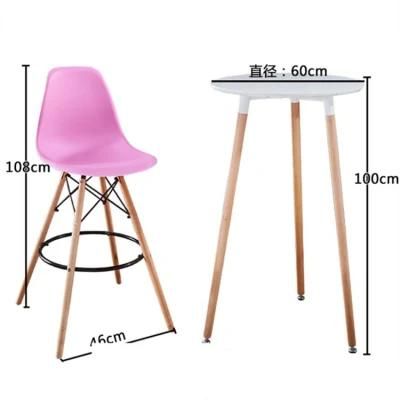 Mesa De Redonda PARA Fiestas Living Room Furniture Table Bar Set Cheap White Bar Table Mini Small Space Round Party Bar Table