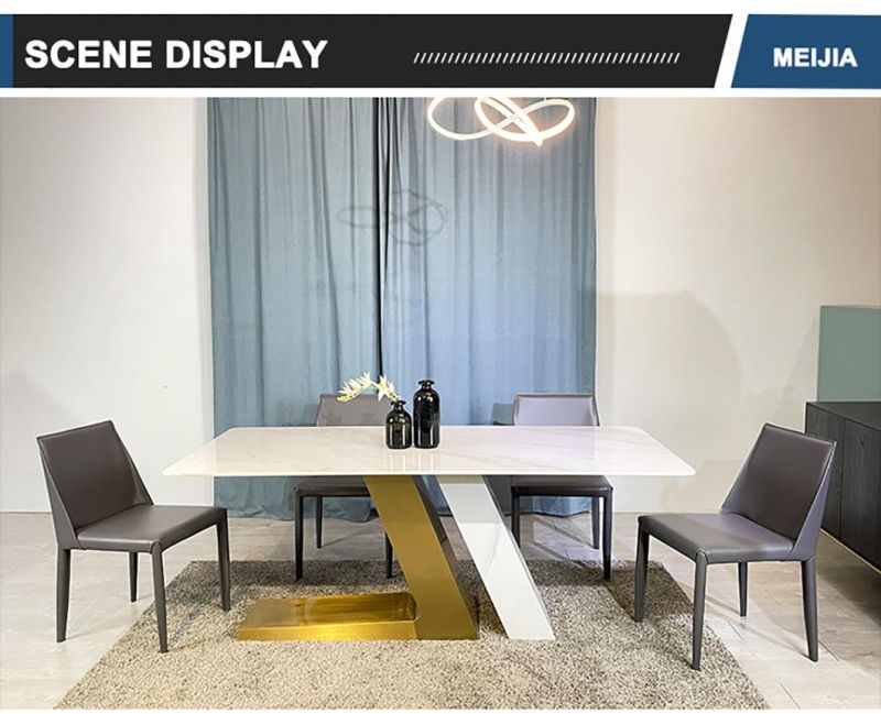 Most Popular Home Furniture Nordic Table Modern Minimalist Ceramic Dining Room Table Set Dining Room Furniture Luxury Table