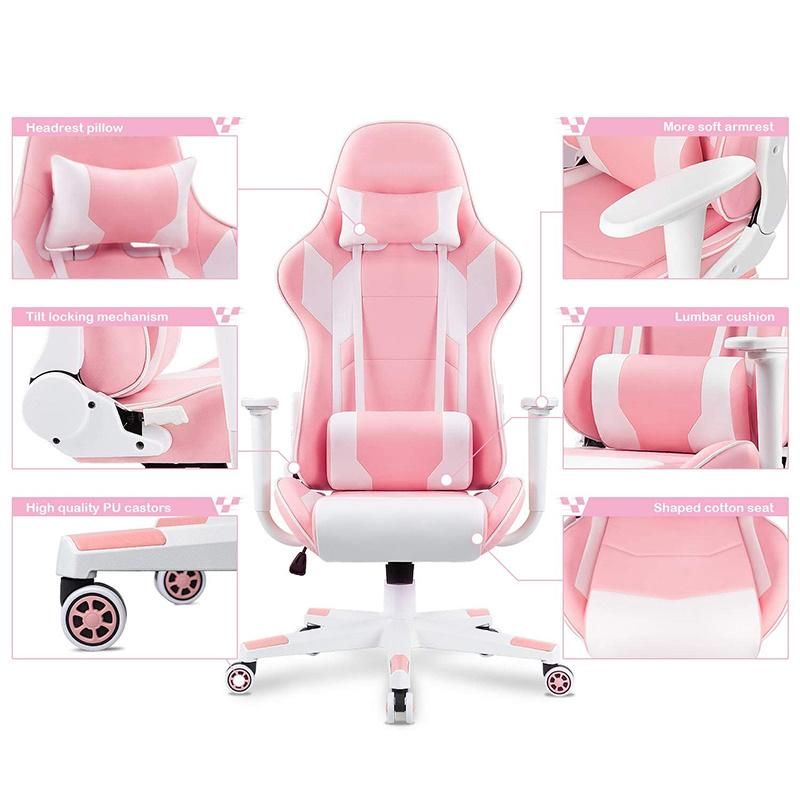 Hot Sells Custom Factory Price High-Quality Leather Cushion Backrest Office Chair Game Lounge Chair
