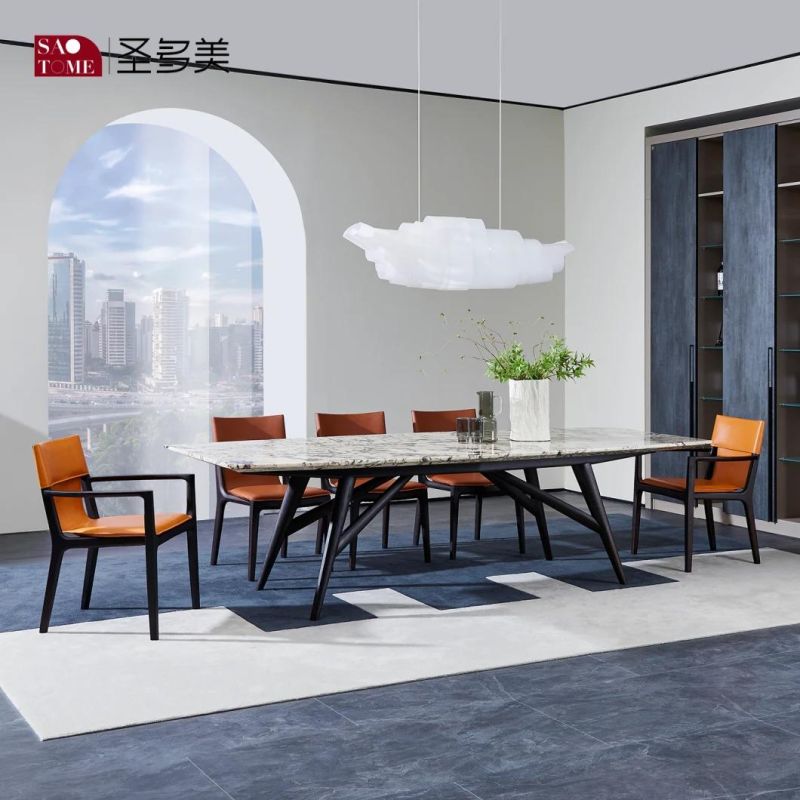 Round Dining Table for Modern Fashionable Family Restaurant