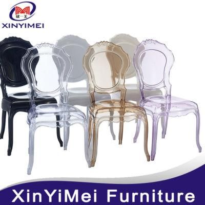 Outdoor Wedding Event Garden Acrylic Plastic PC Transparent Clear Belle Epoque Princess Chairs