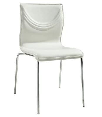 Modern Home Furniture Back Design Fabric Metal Leg Chair