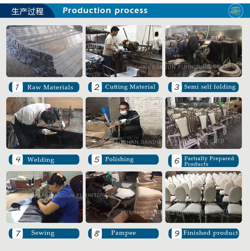 China Factory Wholesale for Metal Stainless Steel Hotel Home Stainless Steel Dining Chair
