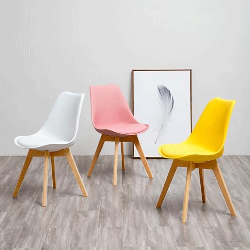 Modern Nordic French White Black Cafe Sedie Wood Dining Chairs Scandinavian Dining Chairs
