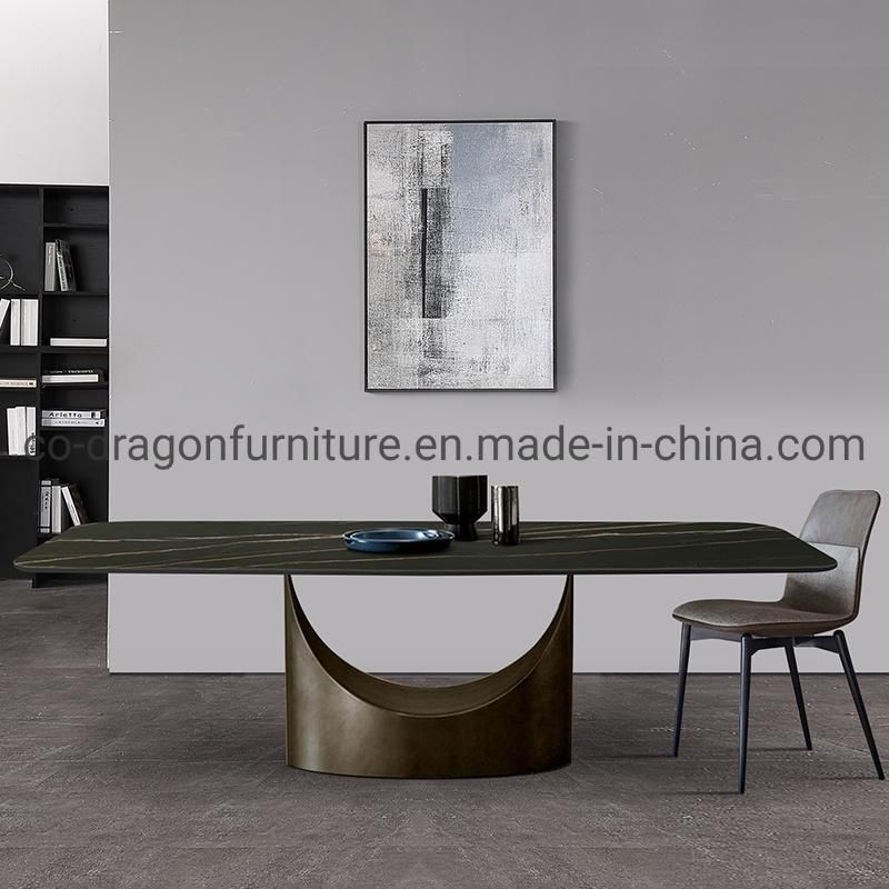 Modern Luxury Dining Table with Marble Top for Home Furniture