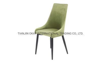 Simplicity Thick Seat and Strong Metal Frame Plywood Dining Chair