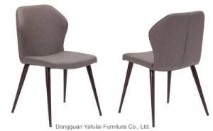 Classic Hot Sale Grey PU Dining Chair