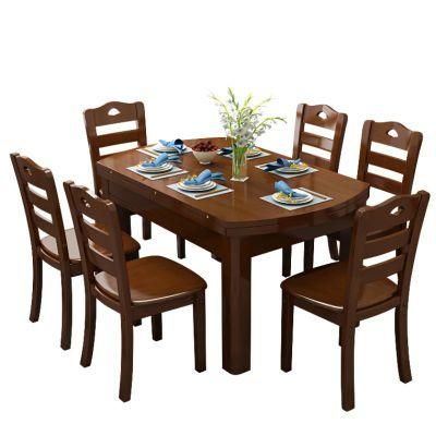 Wooden Wedding Natural Round Room Dining Furniture Tables Table Set