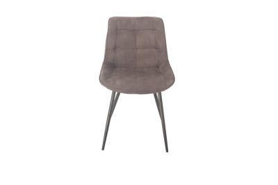 Wholesale Nordic Velvet Modern Luxury Design Furniture Dining Chairs with Metal Legs Gold