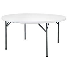 Cheap Modern Plastic Banquet Folding Round Table Folding Dining Table (M-X1206)