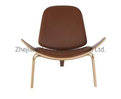 Shell Shape Leisure Bent Curved Wood Chair Bent Plywood Chair for Living Room