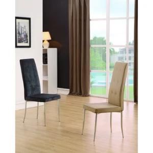 Classic Hotel Restaurant Home Metal PU Dining Chair