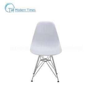 Nordic Style PP Material Seat Metal Leg Restaurant Outdoor Dining Chair