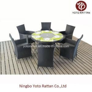 Wicker Table &amp; Chair for Outdoor (1308)