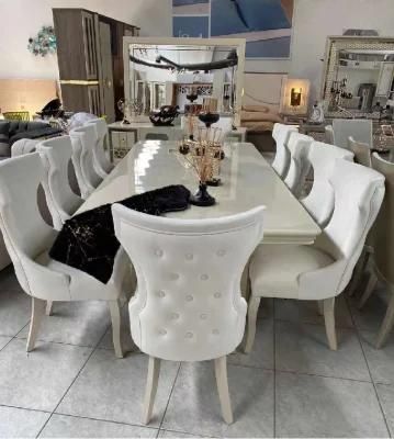 Luxury Chair with Tufted Button on Back Dining Chair Restaurant Chair