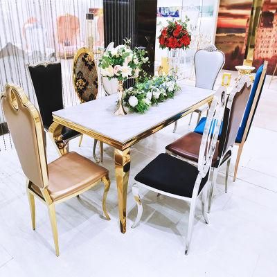New Style Stainless Steel Wedding Chair for Banquet Event