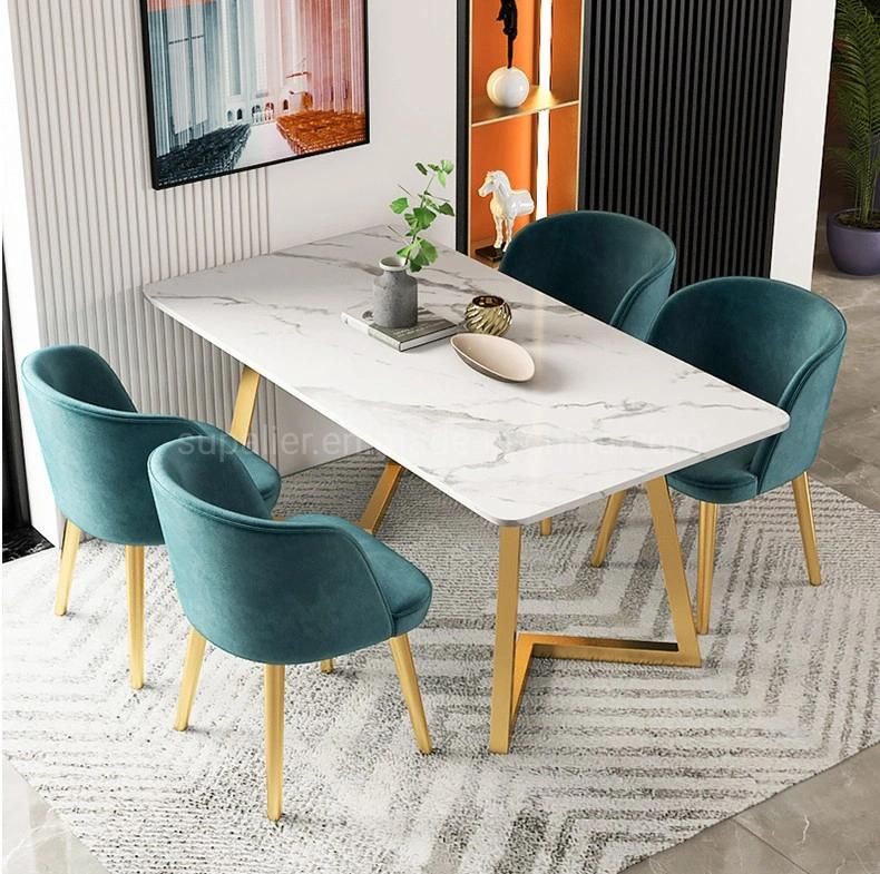 Factory Customized Modern Modern Dining Furniture Special Oval Dinner Table