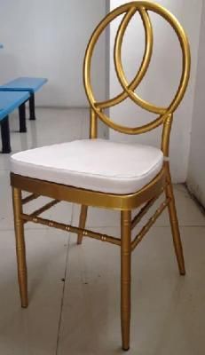 Gold Color Metal Phoenix Chair for Wedding, Party (M-X1205)