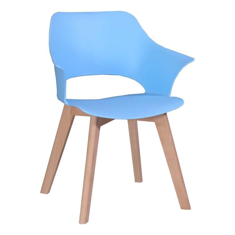 Cheap Outdoor Furniture Plastic Chair for Garden Stackable Outdoor Chair PP Leisure Dining Plastic Chair Without Arm