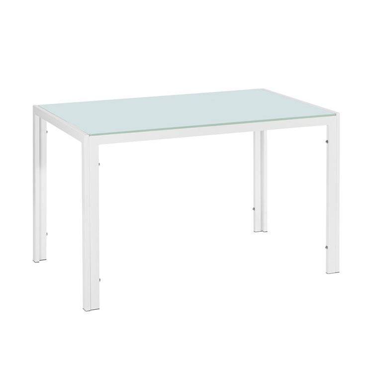 Factory Modern Hot Simple Style High Strength Glass Dining Table