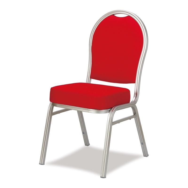Top Furniture Hotel Aluminum Material Stackable Chairs