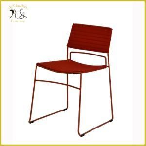 Stackable Event Hire Metal Wire Dining Chair with Cushions