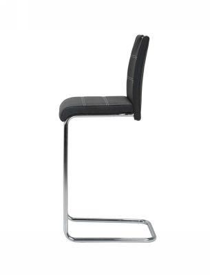 Black Flannel Simple Bar Chair