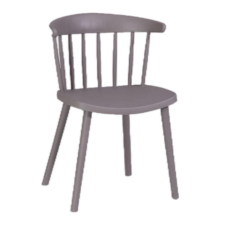 Wholesale Nordic Modern Outdoor Armchair Stackable Plastic Chairs for Dining Room