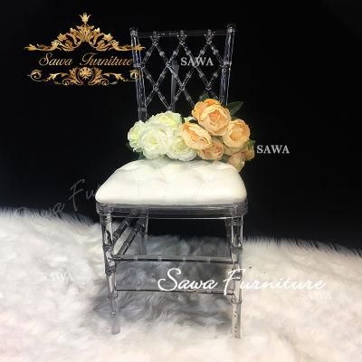 Wedding Resin Acrylic Chiavari Tiffany Chair for Events