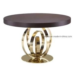 Metal Round Dining Table