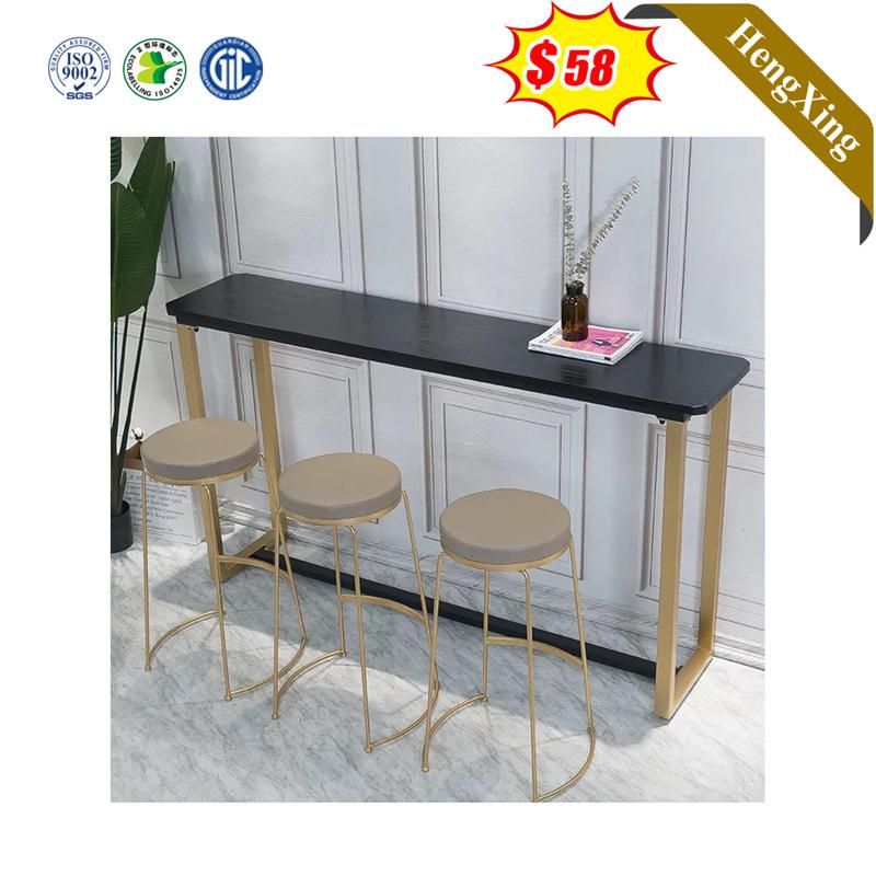 Wholesale Market Metal Stainless Steel Restaurant Dining Room Furniture Sets Folding Chair High Bar Table