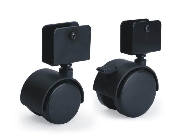 Box Packing 3 Inch Low Friction Nylon PA Rollerblade Swivel Furniture Office Chair Caster Wheel