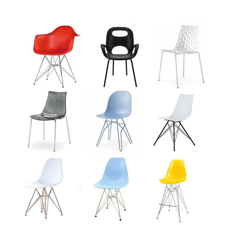 Dining Room Furniture Plastic Unfoldable Modern Leisure Dining Chair