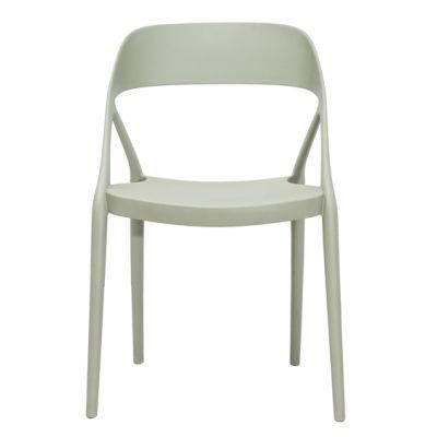 Nordic Designer Restaurant Furniture Plastic Negotiation Chair Stackable Dining Room Chairs