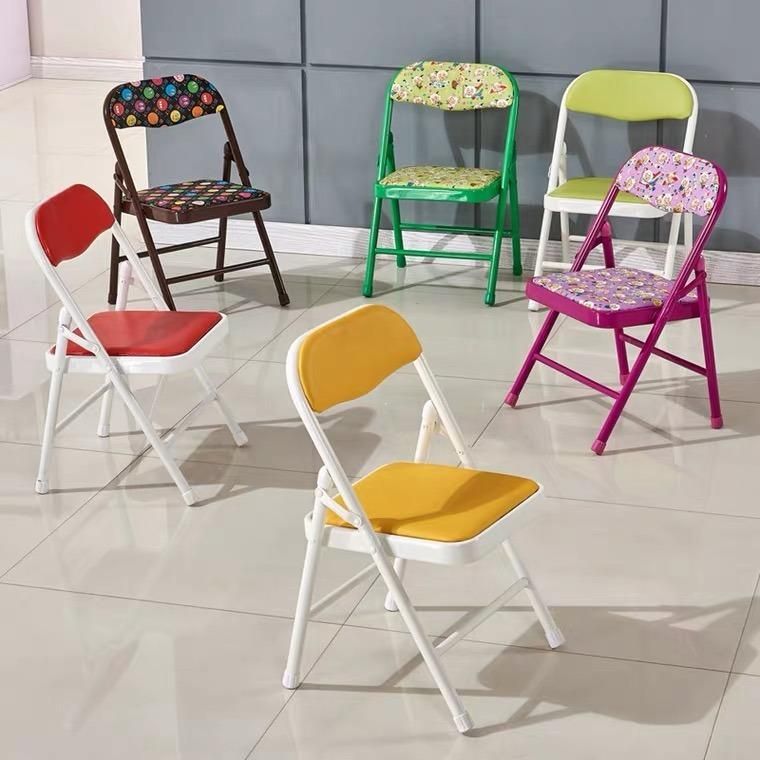Safety Outdoor Colorful Folding Kids Study Children Party Dining Chair
